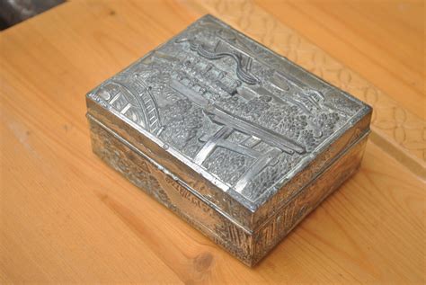 chinese metal box wood lining|Beautiful Vintage Chinese Oriental Metal Box With Wooden .